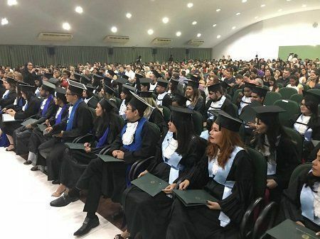 Os recém-graduados eram dos cursos de Biotecnologia, Ciências Biológicas (Licenciatura e Bacharelado) e Ciências Naturais